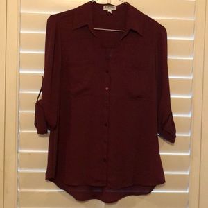 Express Slim Fit Convertible Sleeve Portofino